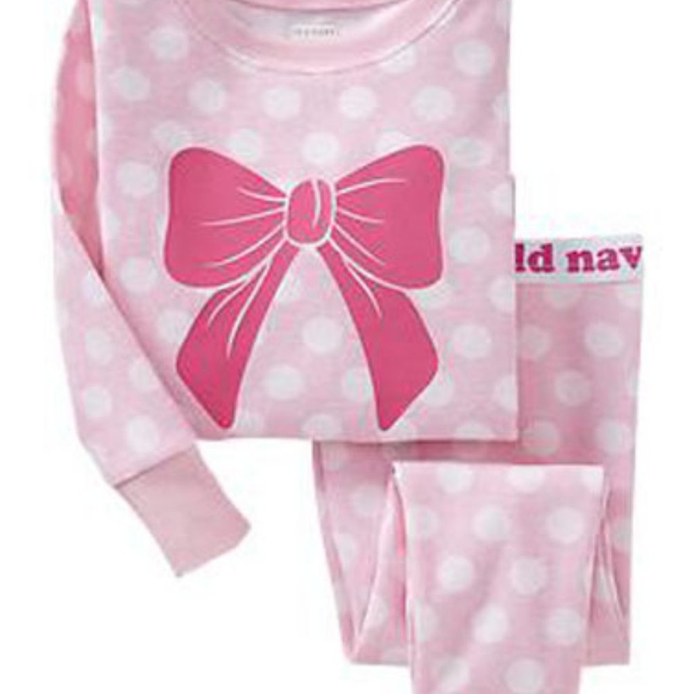 6-12mos New Old Navy Pajama Pj girls polka dot